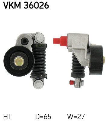 SKF Spannrolle, Keilrippenriemen
